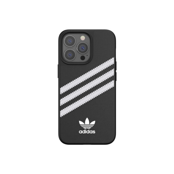 Adidas Apple iPhone 13 Pro Back Cover Leer Zwart/Wit - vergelijk en bespaar - Vergelijk365
