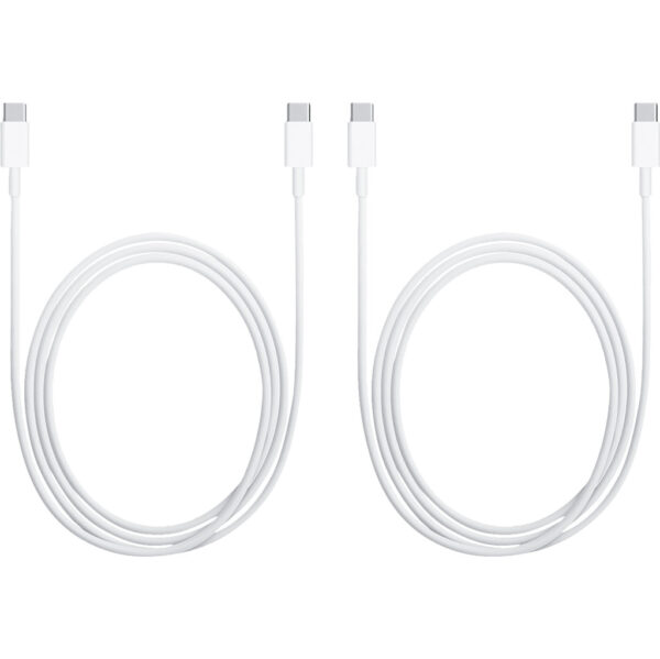 Apple Usb C naar Usb C Kabel 2m Kunststof Wit Duo Pack - vergelijk en bespaar - Vergelijk365