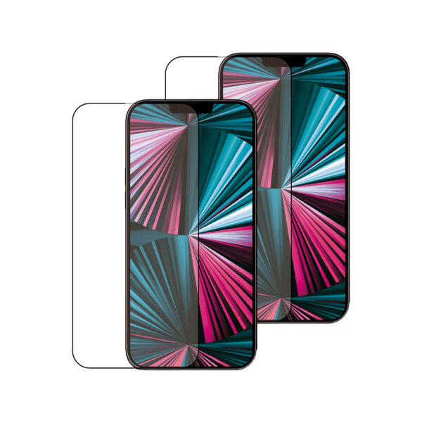 Azuri Tempered Glass Apple iPhone 13 / 13 Pro Screenprotector Zwart Duo Pack - vergelijk en bespaar - Vergelijk365