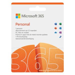 Microsoft 365 Personal NL Abonnement 1 jaar - vergelijk en bespaar - Vergelijk365