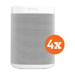 Sonos One SL Wit 4-pack - vergelijk en bespaar - Vergelijk365