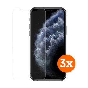 BlueBuilt Apple iPhone 11 Pro Max / Xs Max Screenprotector Glas Trio Pack - vergelijk en bespaar - Vergelijk365