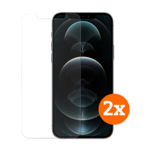 BlueBuilt Apple iPhone 12 Pro Max Screenprotector Glas Duo Pack - vergelijk en bespaar - Vergelijk365