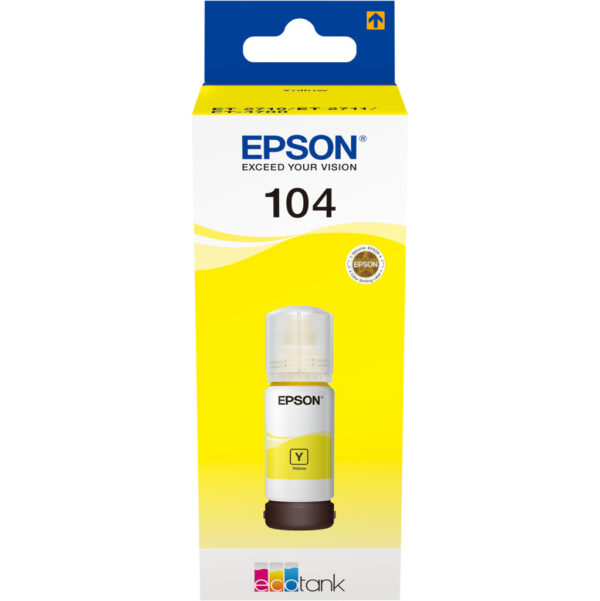 Epson 104 Inktflesje Geel - vergelijk en bespaar - Vergelijk365