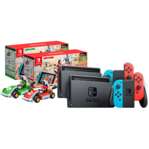 Mario Kart Live pakket - 2x Nintendo Switch Rood/Blauw + Mario en Luigi set - vergelijk en bespaar - Vergelijk365
