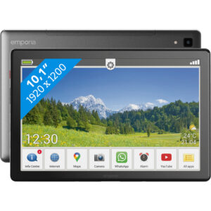 Emporia Senioren Tablet 10.1 inch 32 GB Wifi + 4G Zwart - vergelijk en bespaar - Vergelijk365