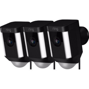 Ring Spotlight Cam Wired Zwart 3-Pack - vergelijk en bespaar - Vergelijk365