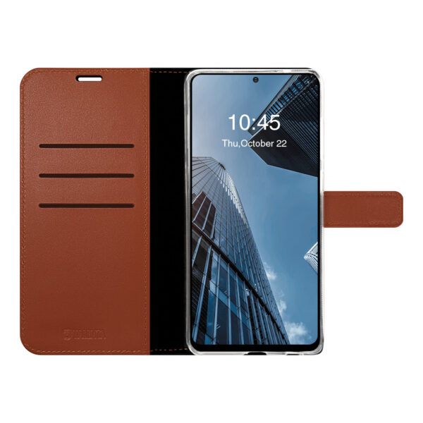 Valenta Gel Skin Samsung Galaxy S22 Ultra Book Case Leer Bruin - vergelijk en bespaar - Vergelijk365