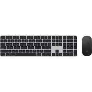 Apple Magic Keyboard met numeriek toetsenblok en Touch ID Qwerty + Mouse (2021) Zwart - vergelijk en bespaar - Vergelijk365