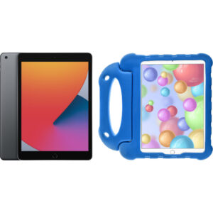 Apple iPad (2020) 128 GB Wifi Space Gray + Kinderhoes Blauw - vergelijk en bespaar - Vergelijk365