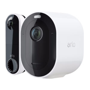 Arlo Pro 4 Spotlight Wit + Arlo Wire Free Video Doorbell Wit - vergelijk en bespaar - Vergelijk365