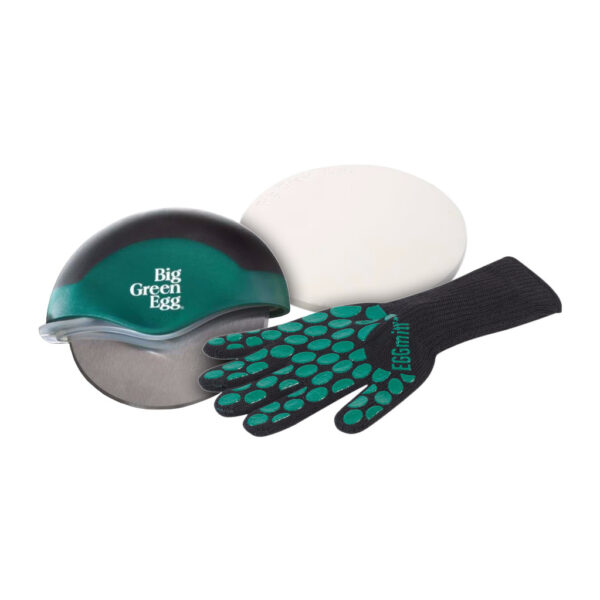 Big Green Egg Pizza pakket Flat Baking Stone + Pizza Cutter - vergelijk en bespaar - Vergelijk365