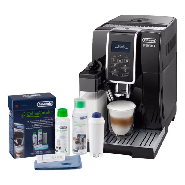 De'Longhi Dinamica ECAM350.55.B + Coffee Care Kit - vergelijk en bespaar - Vergelijk365
