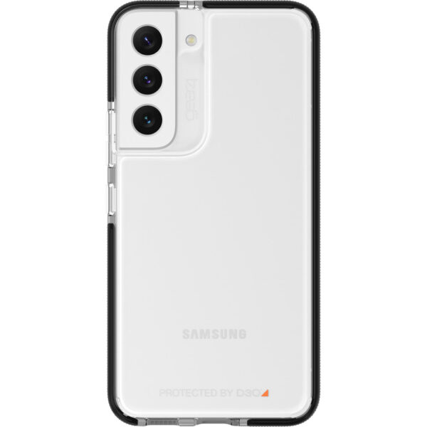 GEAR4 Santa Cruz Samsung Galaxy S22 Plus Back Cover Transparant/Zwart - vergelijk en bespaar - Vergelijk365