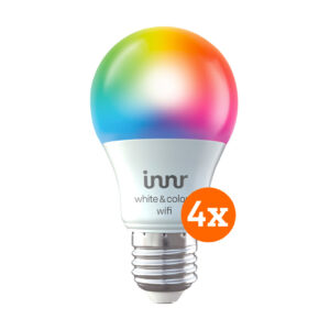 Innr Wifi Bulb E27 Colour 806lm 4-pack - vergelijk en bespaar - Vergelijk365