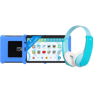 Kurio Tab Lite 2 16GB Blauw + JVC Kinderkoptelefoon Blauw - vergelijk en bespaar - Vergelijk365