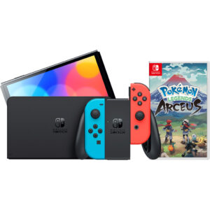 Nintendo Switch OLED Blauw Rood + Pokemon Legends Arceus - vergelijk en bespaar - Vergelijk365