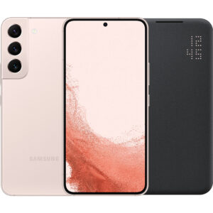 Samsung Galaxy S22 Plus 256GB Roze 5G + Samsung Smart Led View Cover Zwart - vergelijk en bespaar - Vergelijk365