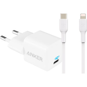 Anker Power Delivery Oplader 20W + Belkin Lightning Kabel 1m Kunststof Wit - vergelijk en bespaar - Vergelijk365