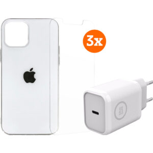 Bluebuilt Apple iPhone 12 / 12 Pro Accessoirepakket Trio - vergelijk en bespaar - Vergelijk365