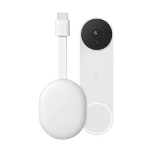 Google Chromecast 4K met Google TV + Google Nest Doorbell - vergelijk en bespaar - Vergelijk365