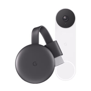 Google Chromecast V3 + Google Nest Doorbell - vergelijk en bespaar - Vergelijk365