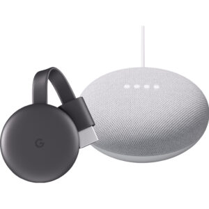 Google Chromecast V3 + Google Nest Mini Wit - vergelijk en bespaar - Vergelijk365