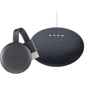 Google Chromecast V3 + Google Nest Mini Zwart - vergelijk en bespaar - Vergelijk365
