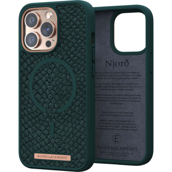 Njord Apple iPhone 13 Pro Back Cover met MagSafe Groen - vergelijk en bespaar - Vergelijk365