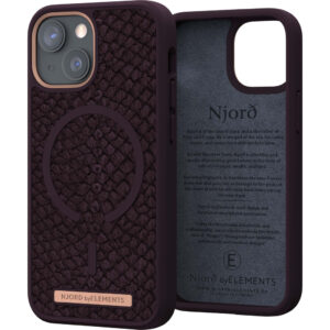 Njord Apple iPhone 13 mini Back Cover met MagSafe Bruin - vergelijk en bespaar - Vergelijk365