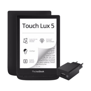 Pocketbook Touch Lux 5 Ink + XtremeMac Oplader met Usb A Poort 12W Zwart - vergelijk en bespaar - Vergelijk365