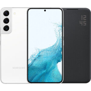 Samsung Galaxy S22 Plus 256GB Wit 5G + Samsung Smart Led View Cover Zwart - vergelijk en bespaar - Vergelijk365