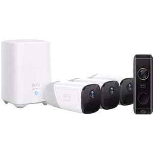 Eufycam 3-pack + Eufy Video Doorbell Dual 2 Pro - vergelijk en bespaar - Vergelijk365