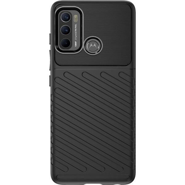 Just in Case Grip Motorola Moto G60 Back Cover Zwart - vergelijk en bespaar - Vergelijk365