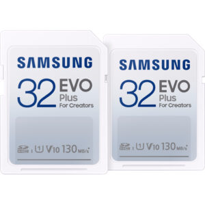 Samsung EVO Plus SDHC 32GB - Duo Pack - vergelijk en bespaar - Vergelijk365