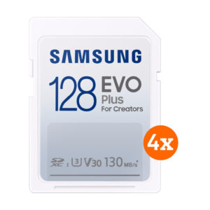 Samsung EVO Plus SDXC 128GB - Quatro Pack - vergelijk en bespaar - Vergelijk365