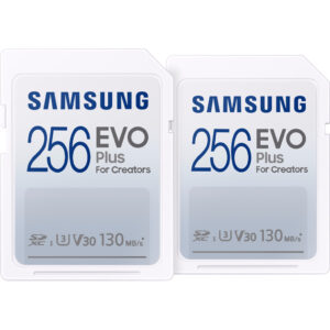 Samsung EVO Plus SDXC 256GB - Duo Pack - vergelijk en bespaar - Vergelijk365