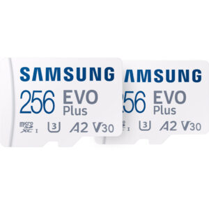 Samsung EVO Plus microSDXC 256GB - Duo Pack - vergelijk en bespaar - Vergelijk365