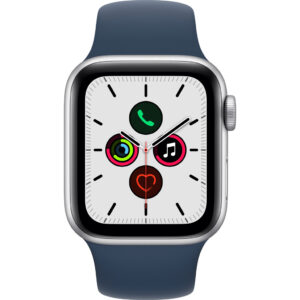 Apple Watch SE 40mm Zilver Aluminium Blauwe Sportband - vergelijk en bespaar - Vergelijk365