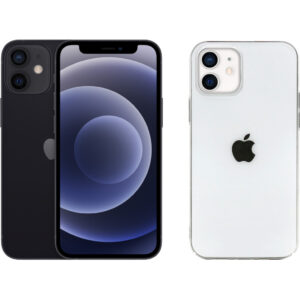 Apple iPhone 12 mini 64GB Zwart + BlueBuilt Soft Case Back Cover Transparant - vergelijk en bespaar - Vergelijk365