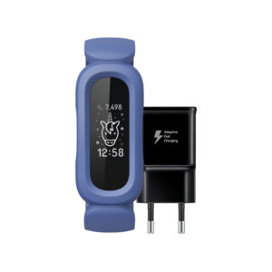 Fitbit Ace 3 Blauw + Samsung Adaptive Fast Charging Oplader 15W Zwart - vergelijk en bespaar - Vergelijk365