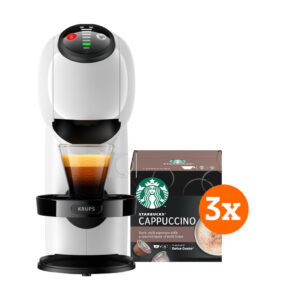 Krups Dolce Gusto Genio S Basic KP2401 Wit + Starbucks Cappuccino - vergelijk en bespaar - Vergelijk365