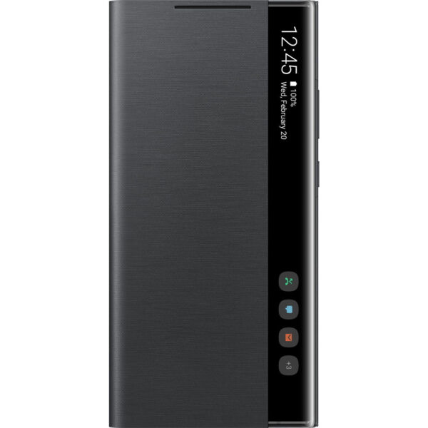 Samsung Galaxy Note 20 Ultra Clear View Book Case Zwart - vergelijk en bespaar - Vergelijk365