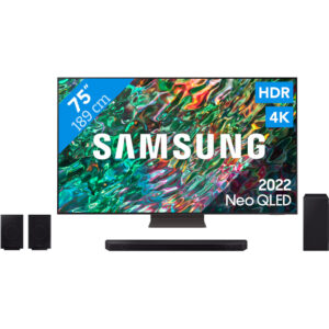 Samsung Neo QLED 75QN90B (2022) + Soundbar - vergelijk en bespaar - Vergelijk365