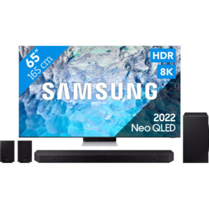 Samsung Neo QLED 8K 65QN900B (2022) + Soundbar - vergelijk en bespaar - Vergelijk365