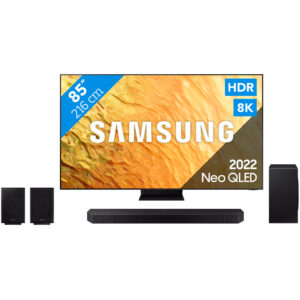 Samsung Neo QLED 8K 85QN800B (2022) + Soundbar - vergelijk en bespaar - Vergelijk365