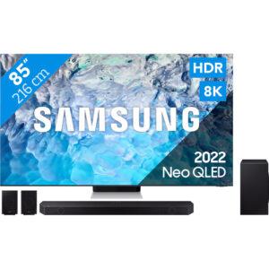 Samsung Neo QLED 8K 85QN900B (2022) + Soundbar - vergelijk en bespaar - Vergelijk365