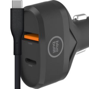 BlueBuilt Quick Charge Autolader 18W + Micro Usb Kabel 1