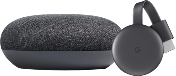 Google Nest Mini Grijs + Google Chromecast V3 - vergelijk en bespaar - Vergelijk365