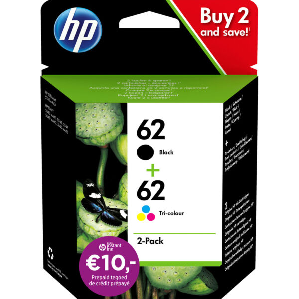 HP 62 Cartridges Combo Pack - vergelijk en bespaar - Vergelijk365